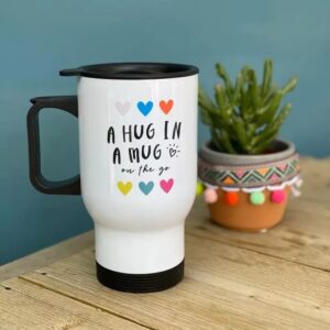 Customized Travel Mug – White